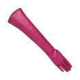 thumbnail image 2 of Long Leather Gloves Faux Leather Elbow Length Gloves for Women Evening Party Costume, 2 of 4