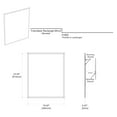 thumbnail image 2 of Gatco Flush Mount EZ Hanging 24" Frameless Rectangle Mirror, 2 of 5