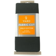Fabric Cut Polycotton Charcoal 2 yards Fabric