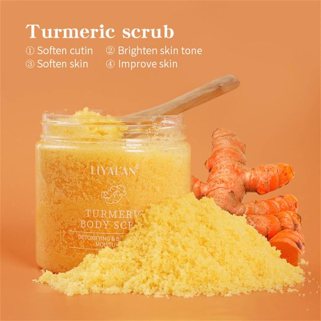 Liyal'an Turmeric Scrub Exfoliate Scrub Salt Body Scrub
