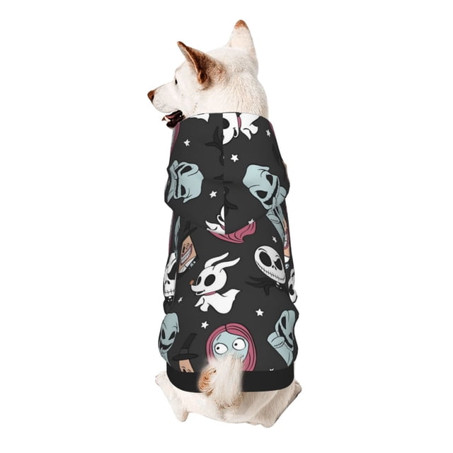 Sudadera con capucha para mascotas pequeñas, ideal para perros y gatos, de Pesadilla antes de Navidad, ropa cálida de invierno para perros y gatos, ideal para las fiestas.