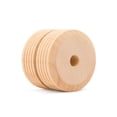 thumbnail image 3 of Mini Wooden Wheels, 1-1/2 Inch Thick Dual Treaded Wheel, 2 inch diameter,  Pack of 4, for Crafts by Woodpeckers, 3 of 7