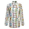 thumbnail image 4 of Whole Alphabet Abc Monogram Hand Drawn Colorful Long Sleeve Blouse Woman Streetwear Casual Shirts Summer Oversize Woman Streetwear Clothing Birthday Present, 4 of 7