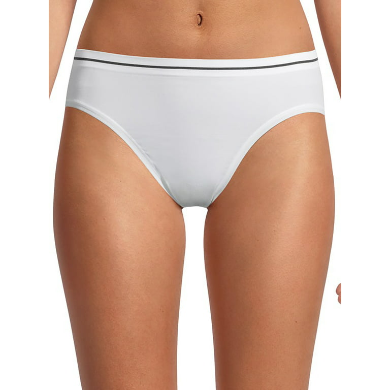 #441 - Pack of 4 - Womens Cotton Spandex High Cut Bikini Support Panties  Underwear Silky Soft Comfort