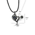 thumbnail image 2 of Collar de pareja Qarigey aleación metal tamaño compacto DIY, 2 of 6