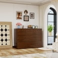 thumbnail image 3 of ModMakers Murphy Bed Cabinet, Queen Foldable Bed Chest with Drawers for Bed Room, Modern 2 in 1 Convertible Chest Bed with USB and Charging Ports for Adult, Easy Assembly, Brown, 3 of 8