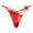Red, variant on Womens V Shaped Sexy Transparent Hollow Lace Thong Thin Panties Adult Underwear Hiking Underwear Women Day of The Women Insulated for Womens Brief Eatable Panties on Clearance One Size Red