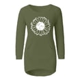 thumbnail image 4 of Bovemsi Womens Sweaters Casual Solid Long Sleeve Jumper Blouse Fall Sweaters, 4 of 5