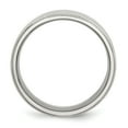 thumbnail image 3 of Stainless Steel 8mm Satin Wedding Ring Band Size 7, 3 of 5