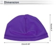 thumbnail image 3 of Unique Bargains Cycling Hat Sweat and Moisture Wicking Breathable Hard Hat Liner Milk Silk Fabric Purple 23x16cm 1 Pcs, 3 of 7