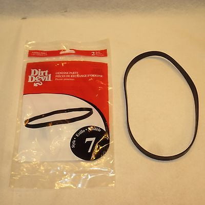 Genuine Royal Dirt Devil Style 7 Vacuum Belts Type 3400615001 Roommate, Touch Up [7 Belts]