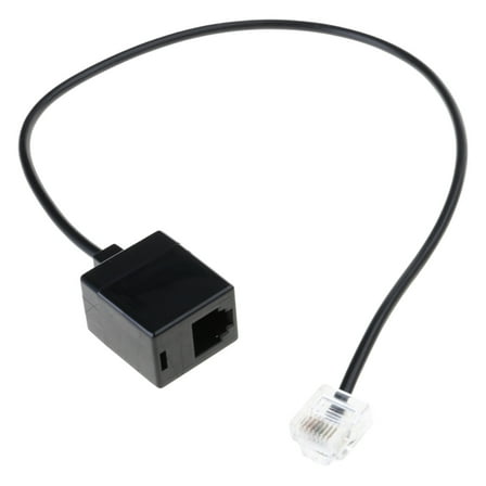 Ethernet RJ45 Male to RJ11 Female Adapter Cable Connector RJ45 to RJ11 Converter