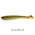 thumbnail image 1 of Cebo blando Luya para peces, hilo de cola en T, doble color, olor a sal, 6,3 cm/8 cm/9,7 cm, 1 of 5