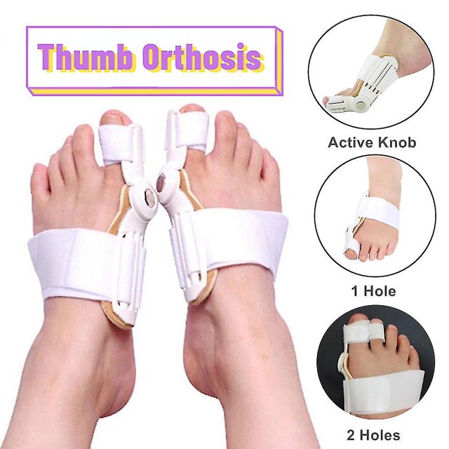 2pcs Tailors Bunion Corrector, Bunion Splint, Foot Pain Relief Hallux Toe Valgus Corrector Adjustable-week