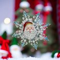 thumbnail image 4 of Puntoco Adorno de Papá Noel para árbol de Navidad, colgante para pared, decoración para fiestas, regalo para el hogar, 4 of 6
