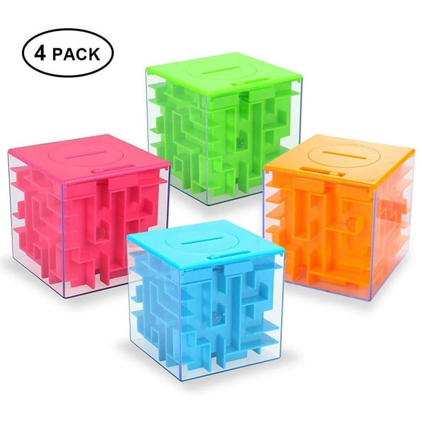 Maze Puzzle Box Money Saving Box Coin Cash Bills Storage Boxes For Children Birthday Christmas Gifts Fun Game Challenge Walmart Com Walmart Com
