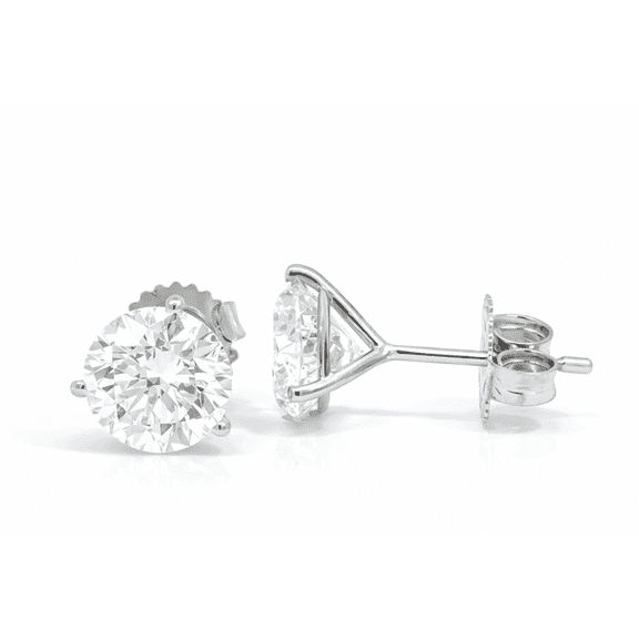 Anamira 4 CT TW Certified Lab Grown Diamond Stud Earrings in 14K Gold for Women