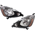 thumbnail image 4 of CAPA For 12-14 FIT Sport Halogen Headlight Headlamp Head Light w/Bulb PAIR SET, 4 of 5