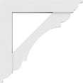 thumbnail image 3 of 3"W x 24"D x 24"H Standard Olympic Architectural Grade PVC Bracket with Traditional Ends, 3 of 11