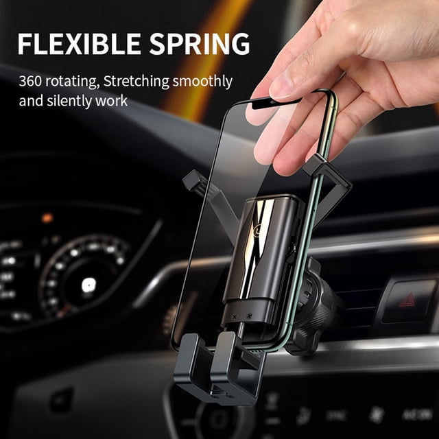 Support de Cellulaire Invisible pour Voiture Support de Montage pour iphone 12 11 Pro Support de Téléphone Mobile GPS Support de Ventilation de Voiture
