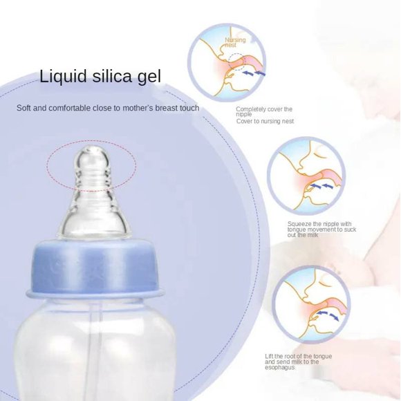 BABYDISE natural flow 280 ml milk bottle with handles