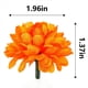 thumbnail image 5 of Cabezas de Flores de Caléndula Una Granel, 500 Piezas Cabezas de Flores Artificiales para Manualidades de Guirnaldas, Flores Falsas de Caléndula de Seda, Naranja, 5 of 5