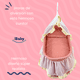 thumbnail image 3 of Moises cuna Camita de juguete con mosquitero para muñeca moisseto 325689 ibaby rosa, 3 of 6