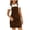 Coffee, variant on Corduroy Overall Dress for Women Adjustable Straps Multi-Pocket Jumper Casual Fall Winter Vintage Pinafore Dress, Pink S