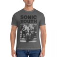 thumbnail image 3 of Camiseta divertida con póster vintage para hombre, cuello redondo, 100 % algodón, camiseta de manga corta Sonic Youth, tallas 4XL y 5XL, 3 of 5