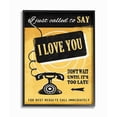 thumbnail image 2 of Stupell Industries Love Call Vintage Comic Book Yellow Design Framed Wall Art by Ester Kay, 2 of 5