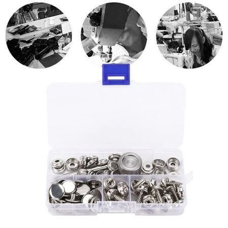 Snap Fastener Kit Stainless Steel Canvas Boat Cover Button Metal