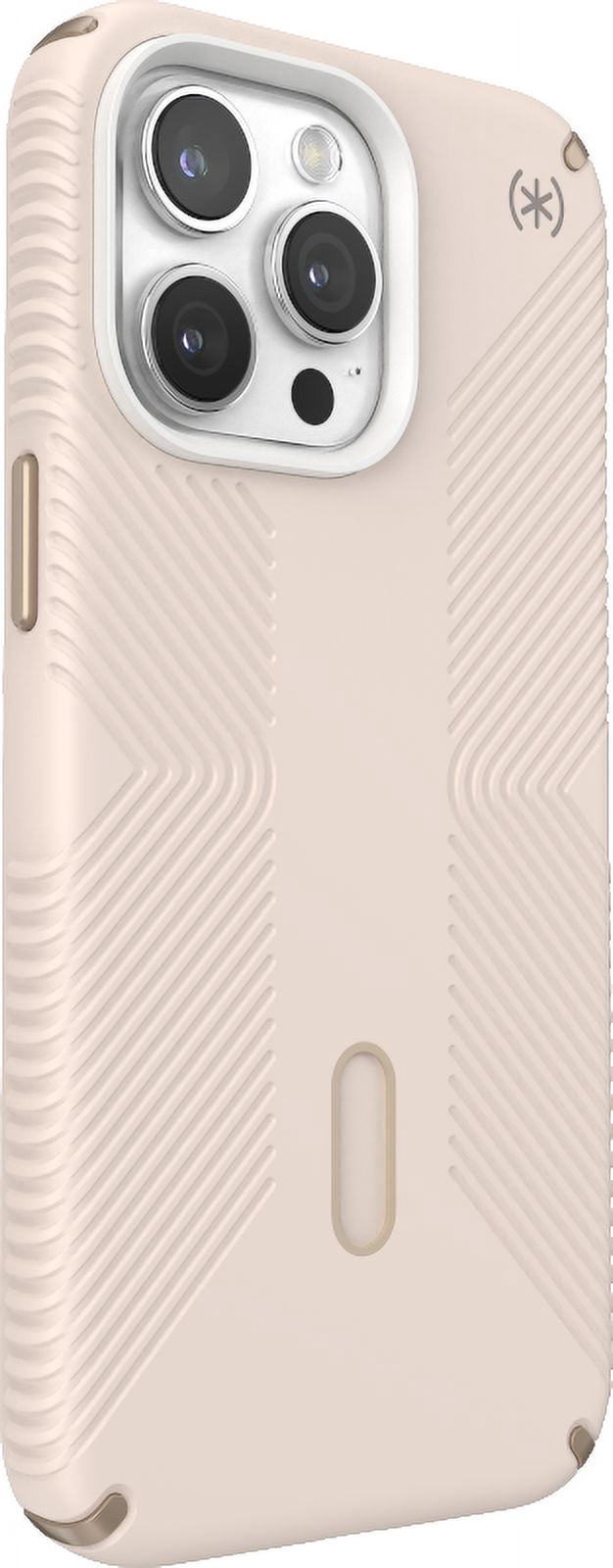 Speck iPhone 15 Pro Max Case-Presidio2 Grip-ClickLock-MagSafe-6.7 Inch Phone Case-Bleached Bone/Heirloom Gold/Hazel Brown