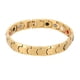 thumbnail image 1 of Pulsera de terapia magnética BRI Acero de titanio Ajustable Hombre Oro, 1 of 10