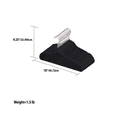 thumbnail image 4 of Home Basics Velvet Hangers, (Pack of 25), Black, 4 of 5