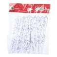 thumbnail image 1 of Transparente Icicle Adornos Colgantes Hilo Icicle Columnas de hielo para la decoración del árbol de Navidad 12pc, 1 of 7