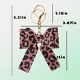 thumbnail image 6 of Animal Bow Keychain for Purse Bag Charms Leopard Cow Print Keychain for Women Girls Animal Lover Gift Ideas, 6 of 7