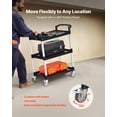 thumbnail image 3 of Carrito utilitario VEVOR de 3 niveles con capacidad de carga de 300 libras con ruedas, 3 of 9