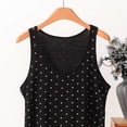 thumbnail image 3 of Ohufall Polka Dot Pajama Tops for Women Round Neck T-shirts Sleeveless Loose Comfort Sleepwear Top, 3 of 4