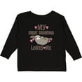 thumbnail image 3 of Inktastic My Great Grandma Loves Me Girls Long Sleeve Toddler T-Shirt, 3 of 5