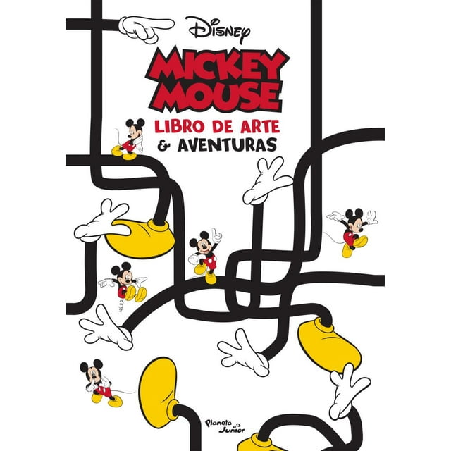 MICKEY MOUSE. LIBRO DE ARTE & AVENTURAS PLANETA INFANTIL MEXICO DISNEY
