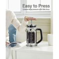 thumbnail image 3 of And Tea Maker, 304 Less Steel Ant Borosilicate Glass Maker With 4 Filt, 3 of 5