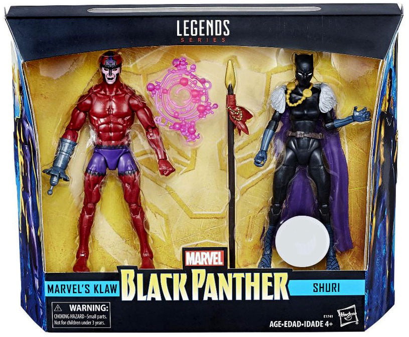 Black Panther Marvel Legends MARVELS KLAW & SHURI 2 Pack TRU Exclusive SEALED 