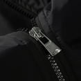 thumbnail image 4 of LoyisVidion Casual Baseball Jacket with Clean Silhouette - Men's Casual Fashion Pure Color Patchwork Jacket Zipper Outwear Coat Hoodless Long Sleeve Casual Jacket, 4 of 8