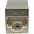 thumbnail image 2 of Eaton Tripp Lite Series Cat6 Straight-Through Modular Shielded Compact In-Line Coupler (RJ45 F/F), TAA - 1 x RJ-45 Network Female - 1 x RJ-45 Network Female - Gold Contact - Silver - TAA Compliant, 2 of 2