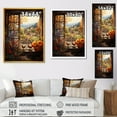 thumbnail image 4 of Designart "Summer Blooms at the Farmhouse Window II" Farm Framed Wall Art - Country Brown Farm Windows Hallway Framed Wall Art Decor, 4 of 6