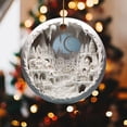 thumbnail image 5 of Christmas Acrylic Round Forest Snow House Hanging Decoration, Winter Landscape Ornament, Three Dimensional Christmas Decoration Gift, Christian Decoration for Christmas Tree, 5 of 6