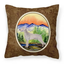 Carolines Treasures SS8267PW1414 Weimaraner Fabric Decorative Pillow, 14Hx14W, multicolor