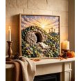thumbnail image 3 of 3D Christian Fabric Poke Art Kit, Pre-Cut Fabric Craft Set for Adult Beginners, Nativity Scene Textured Wall Decoration, Christian Gifts & Christmas Presents for Women, 3 of 4