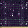 thumbnail image 2 of Abstract Sofa Upholstery Fabric by the Yard, Dotted Pattern of Many Size Abstract Illustration with Purple Tones, Decorative Fabric for DIY and Home Accents, Dark Purple Fuchsia by Ambesonne, 2 of 5