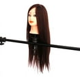 thumbnail image 4 of Professional Manequin head Human Hair Barber Practice Hairstyle Hairdresser Doll, 4 of 20